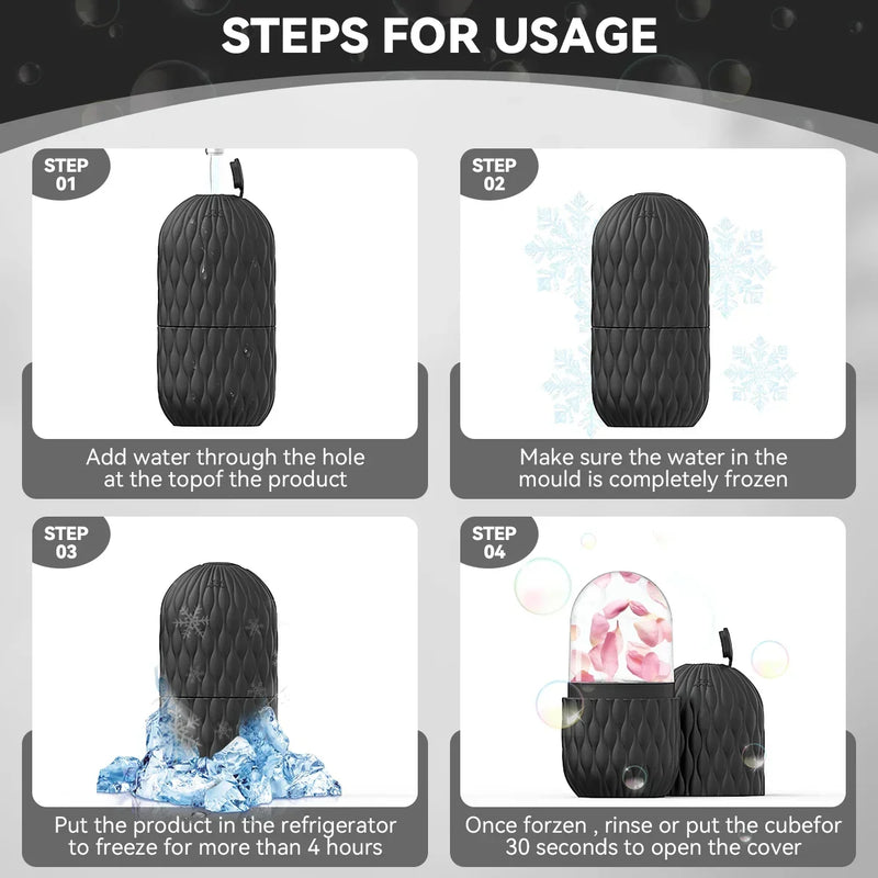 Rolo de Gelo Facial Reutilizável