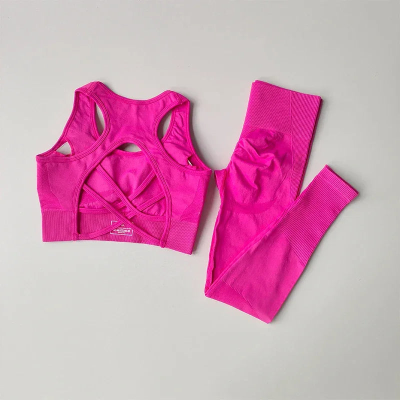 Conjunto Fitness Seamless PowerFit (Top + Legging)