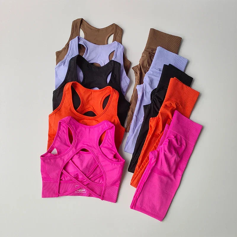 Conjunto Fitness Seamless PowerFit (Top + Legging)